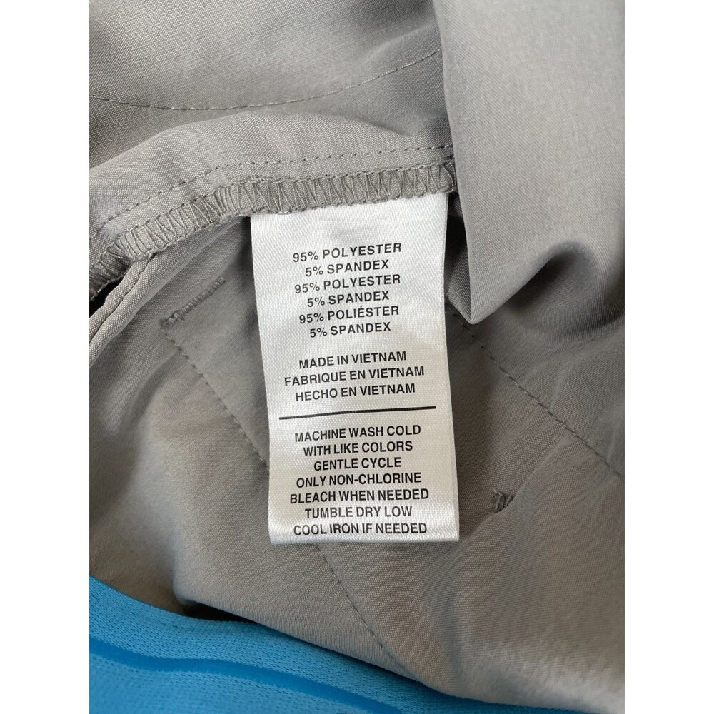 Birdie Bound Men's Golf Shorts Size 30 Gray Performance Stretch Zipper Pockets - Picture 10 of 10